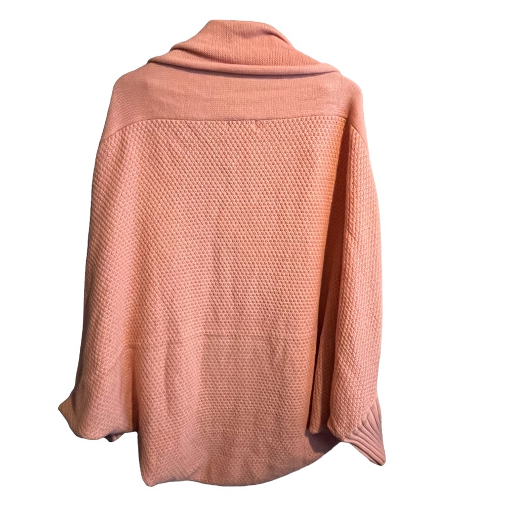 Military Hippie Open Cardigan Sweater, Peach | OS - Picture 4 of 8